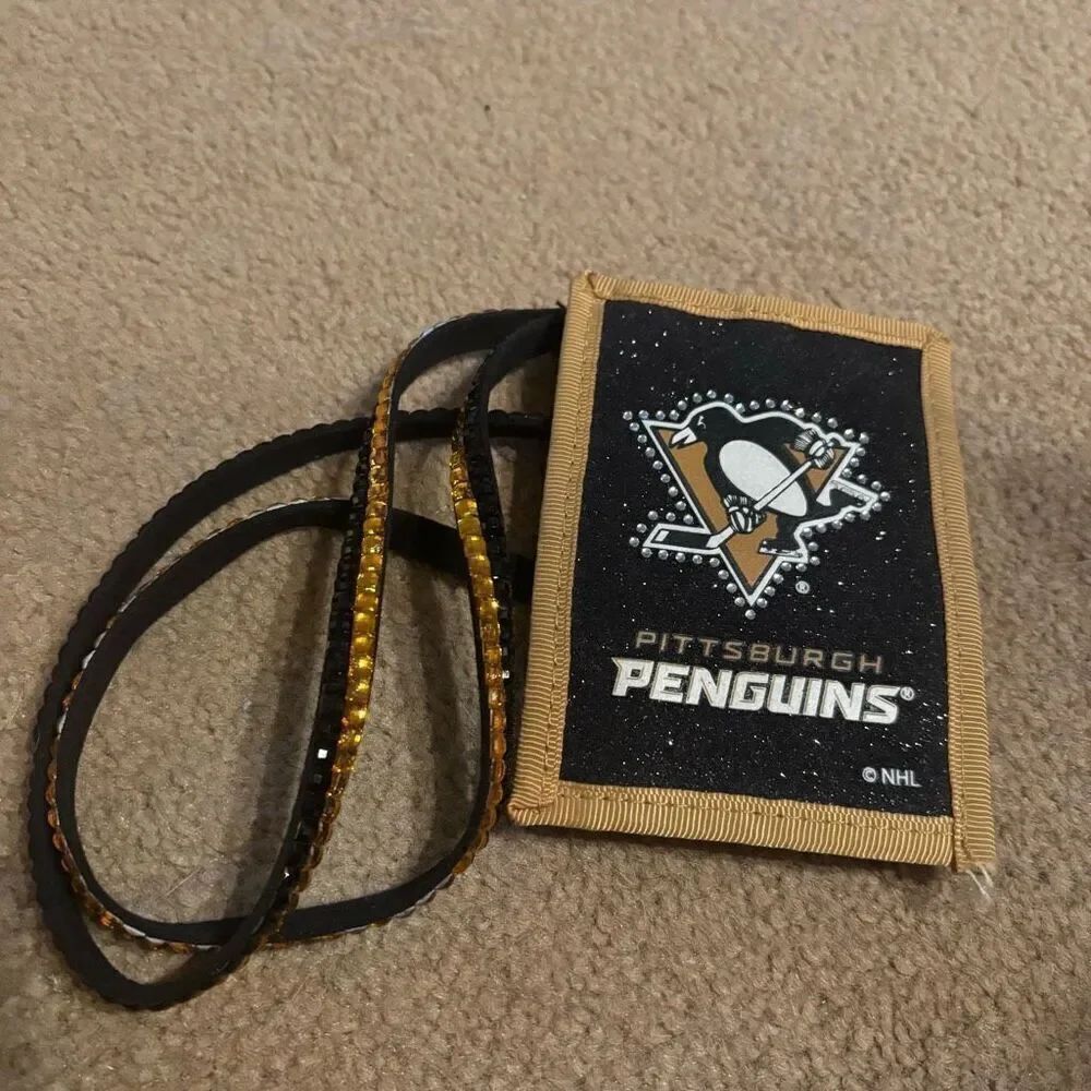 Pittsburgh Penguins Bling ID Holder Lanyard